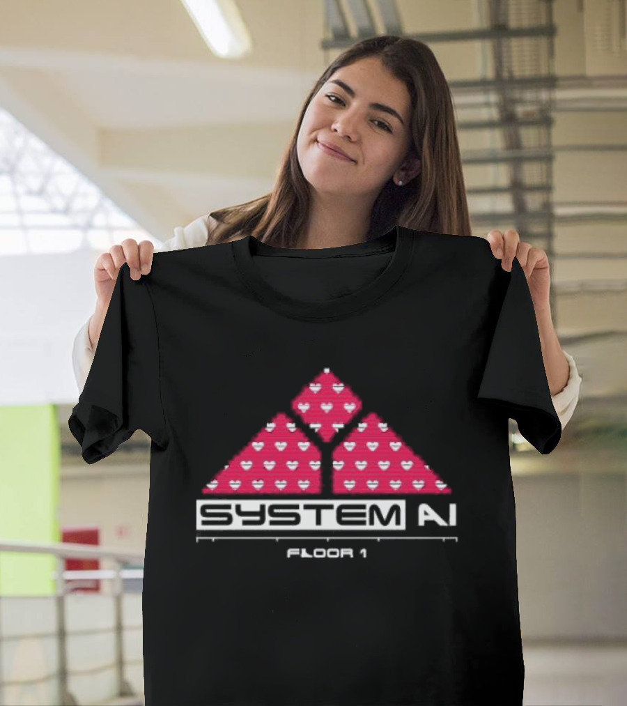 System AI Floor 1 Triangular Heart T-Shirt