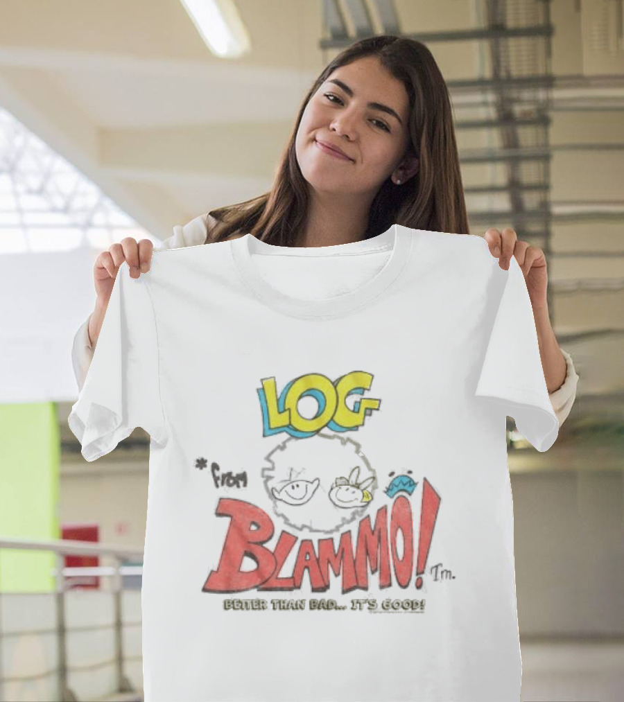 Log Blammo Better Than Bad It's Good Ren & Stimpy T-Shirt
