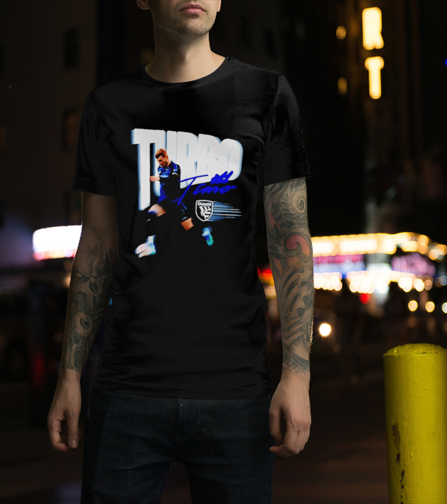 Turbo Timo San Jose Earthquakes Soccer Player Promotion T-Shirt