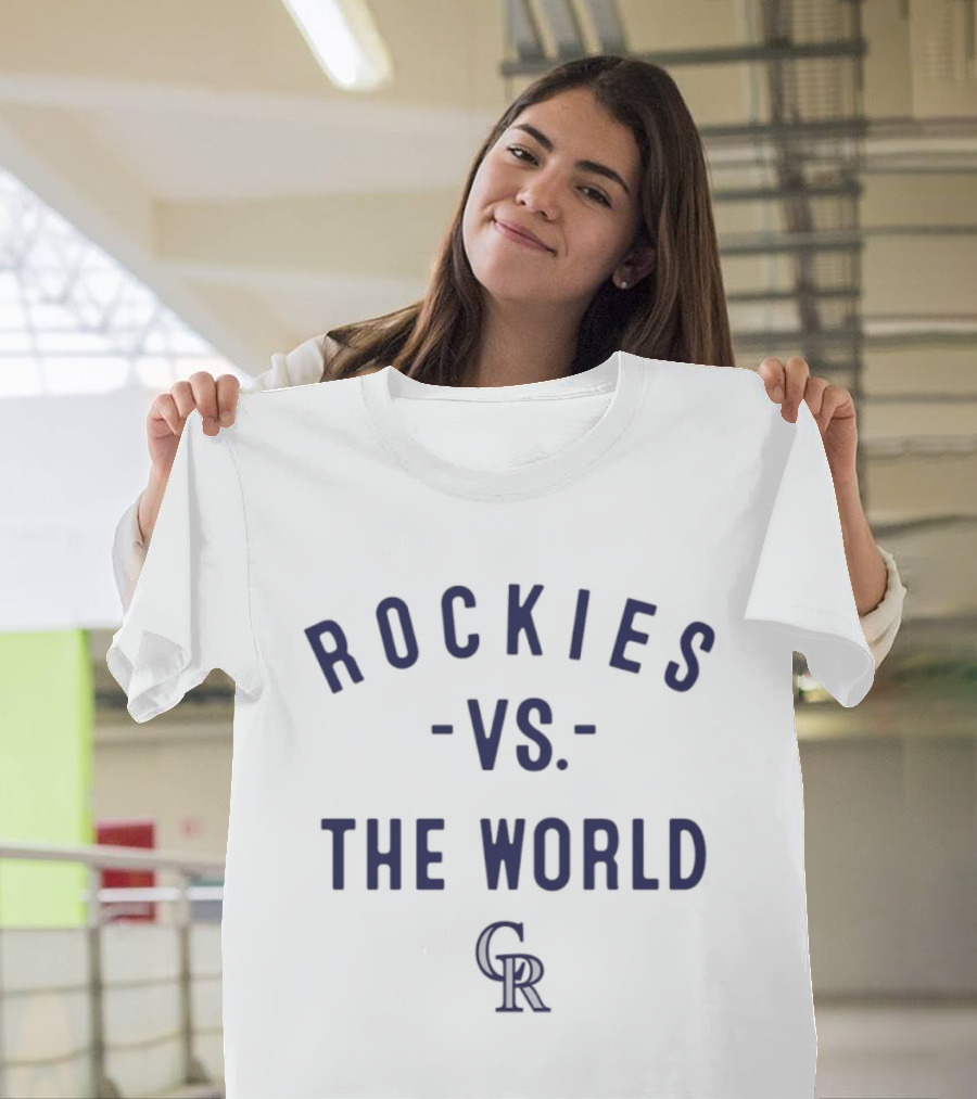 Rockies Vs The World CR 2026 MLB Season Colorado T-Shirt
