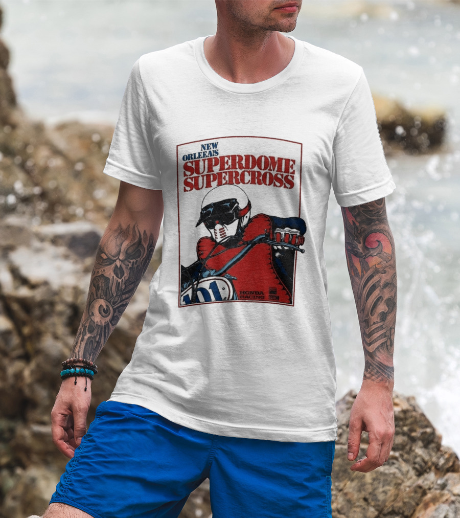 New Orleans Superdome Supercross Honda Racing 101 T-Shirt