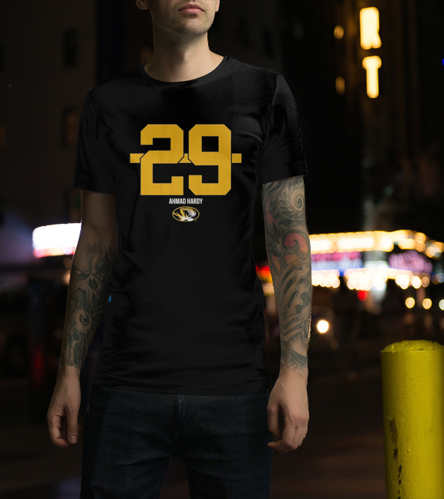 Ahmad Hardy 29 Missouri Tigers NCAA Football T-Shirt