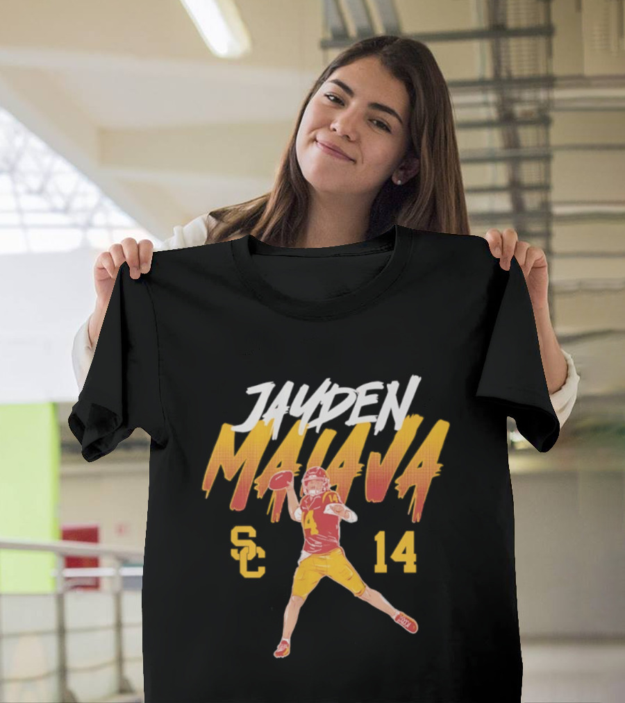 Jayden Maiava 14 USC Trojans Football SC 14 T-Shirt