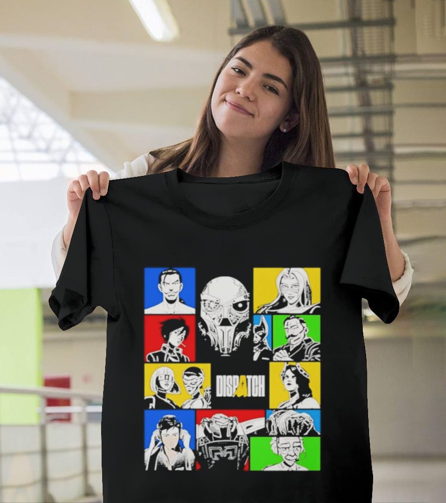 Blizzard Entertainment Over Hero Ensemble Characters T-Shirt