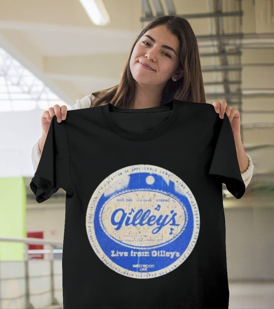 Live From Gilley's Pasadena Texas Side One LC 8642 Stereo Westwood One Nite Club T-Shirt
