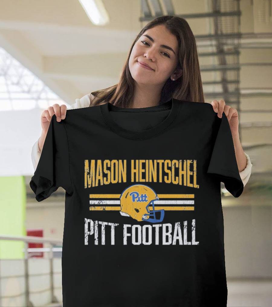 Mason Heintschel Pitt Football Panthers NCAA Helmet T-Shirt