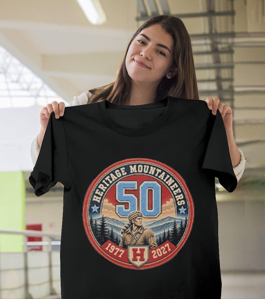 Heritage Mountaineers 50 1977 2027 Anniversary T-Shirt