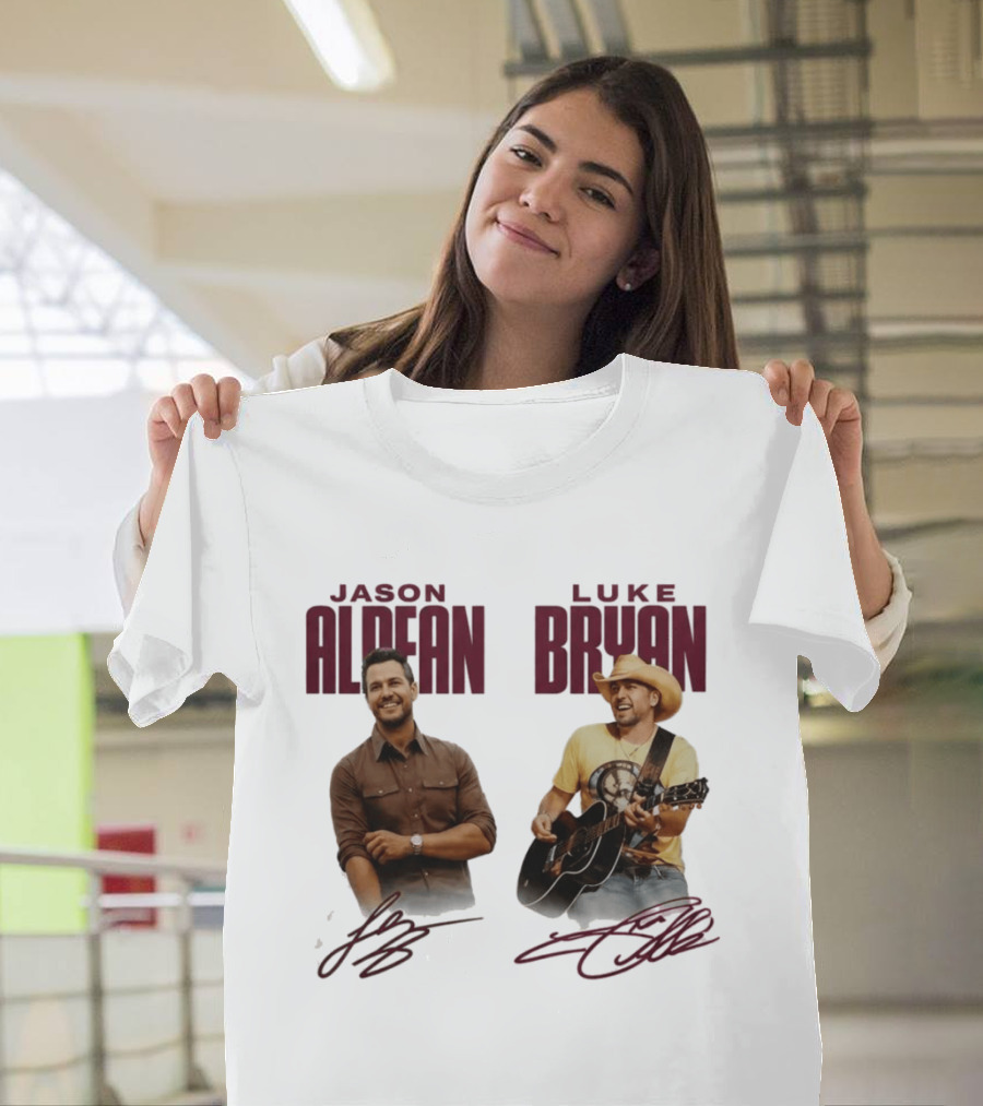 Montana Grizzlies Jason Aldean Luke Bryan Collaboration T-Shirt