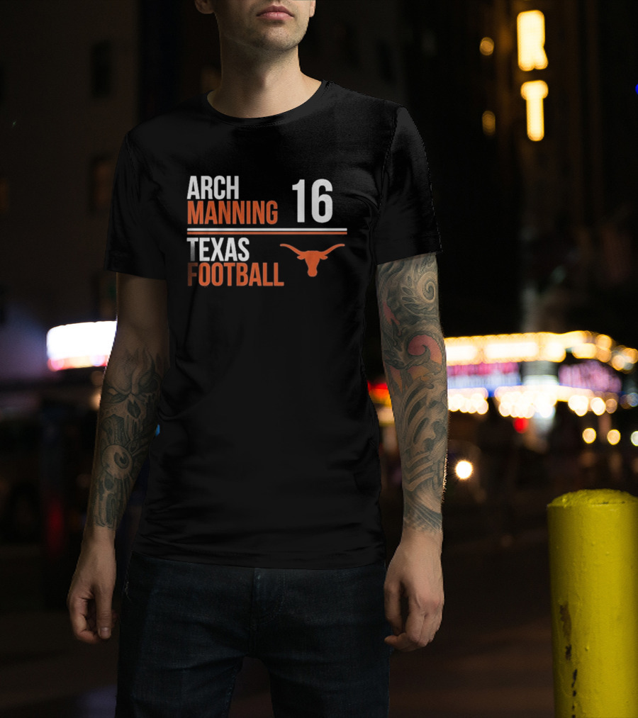 Arch Manning 16 Texas Longhorns Football T-Shirt