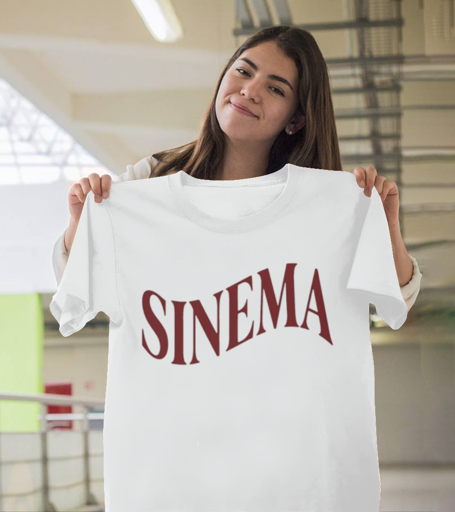 Rachel Sennott Sinema Bold Lettering T-Shirt
