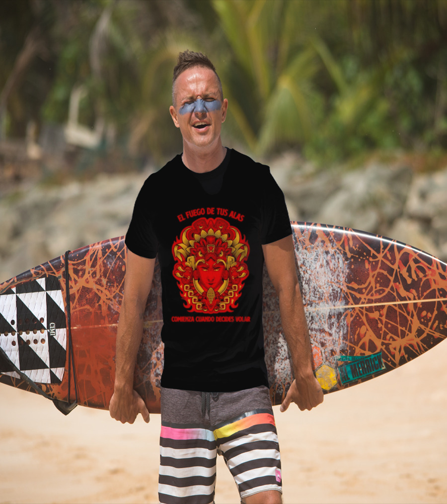 El Fuego De Tus Alas Comienza Cuando Decides Volar Aztec T-Shirt