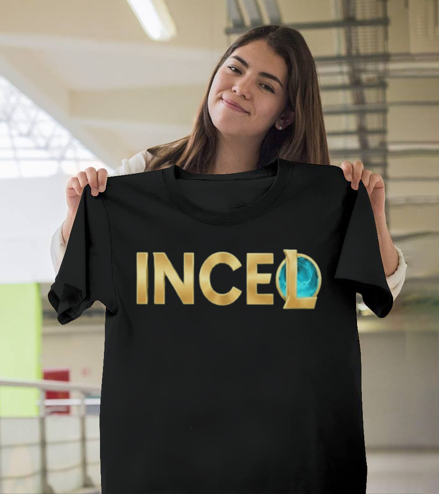 League Of Legends Incel Text With Blue Sphere Element T-Shirt
