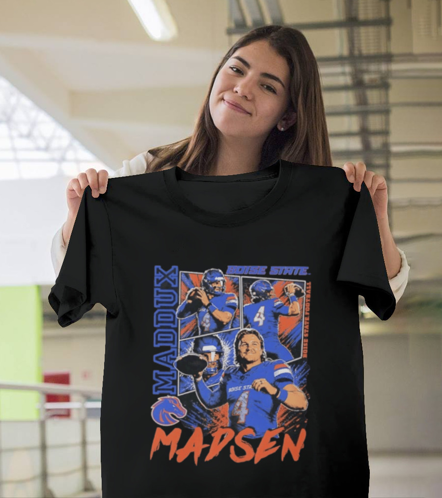 Maddux Madsen Boise State Broncos Football 2026 Big Ten Media Days T-Shirt