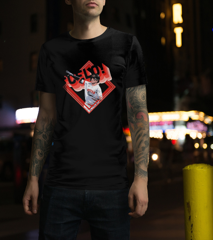 Boston Red Sox Marcelo Mayer Baseball Star Pose T-Shirt
