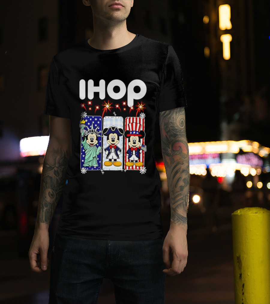 IHOP Mickey Mouse America 250th Anniversary Celebration T-Shirt