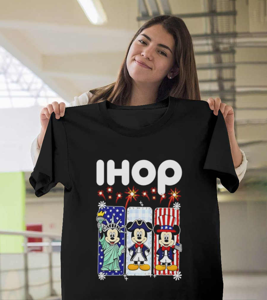 IHOP Mickey Mouse America 250th Anniversary Celebration T-Shirt