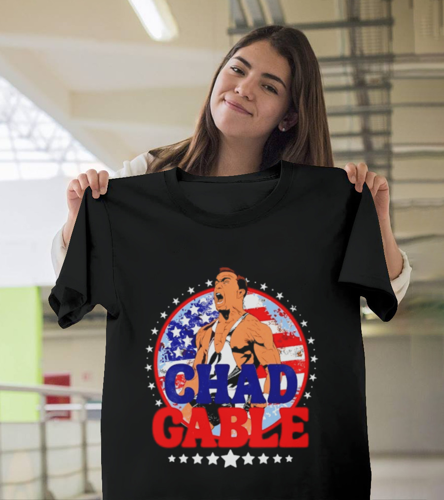 Chad Gable WWE Wrestling American Flag T-Shirt
