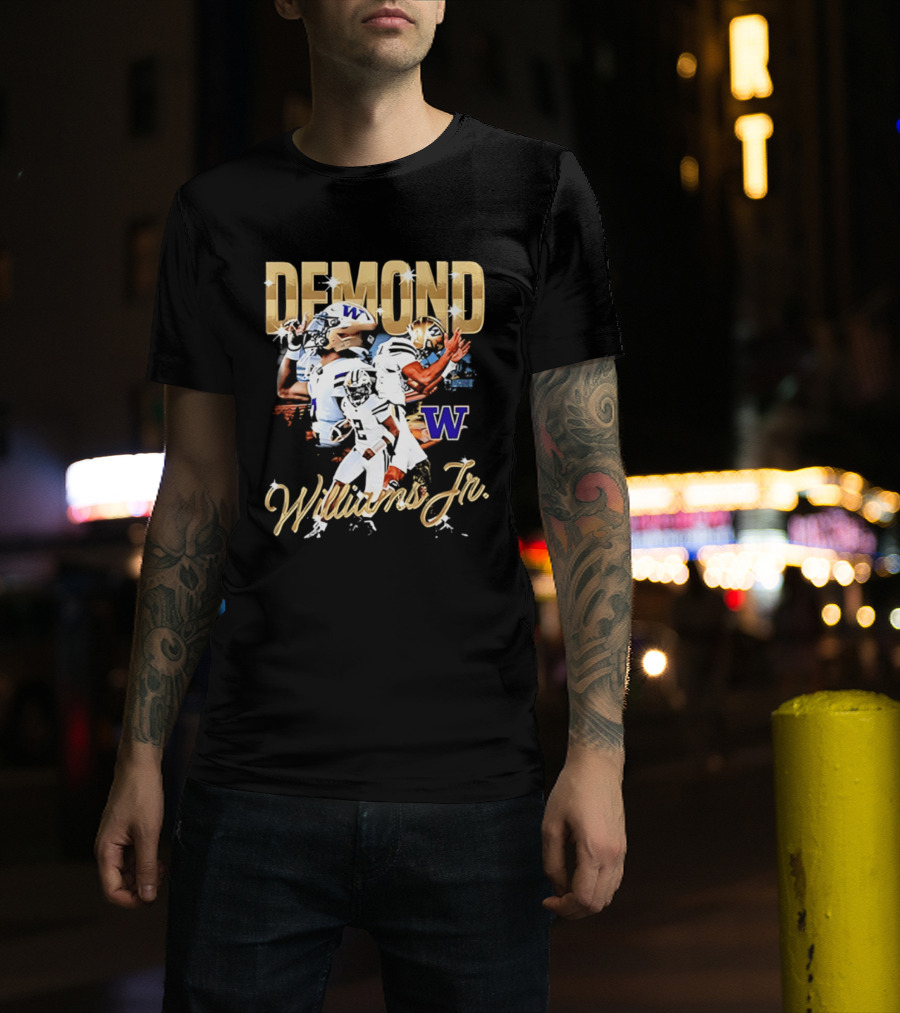 Demond Williams Jr. Washington Huskies Football 2026 Big Ten Media Days T-Shirt
