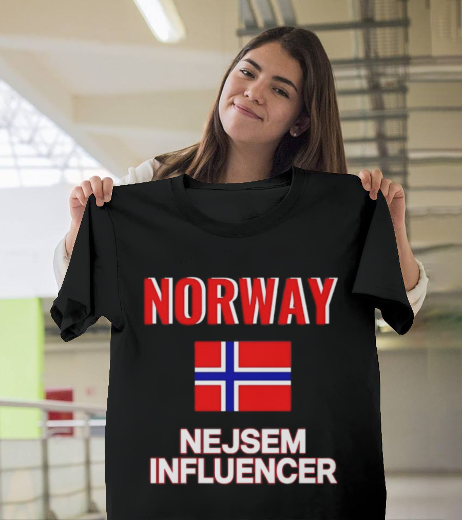 Norway Flag Nejsem Influencer T-Shirt