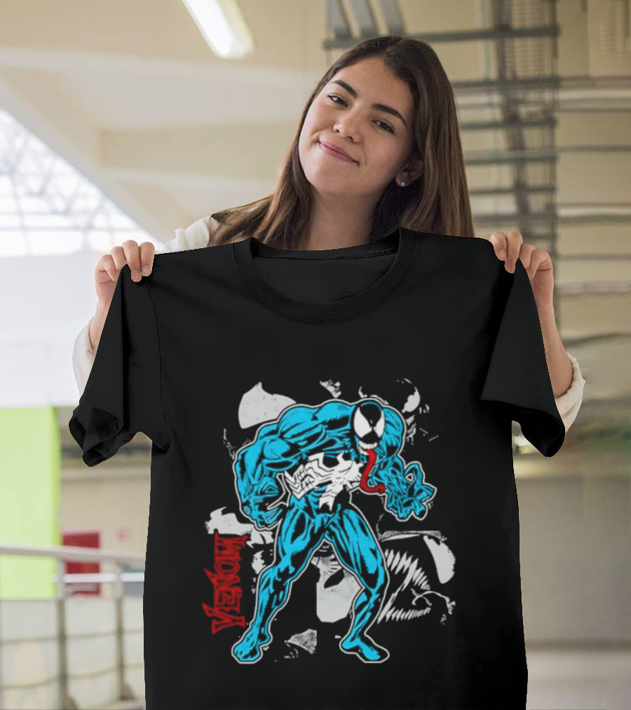 Venom Marvel Comics Spider Man Symbiote Bold Red T-Shirt