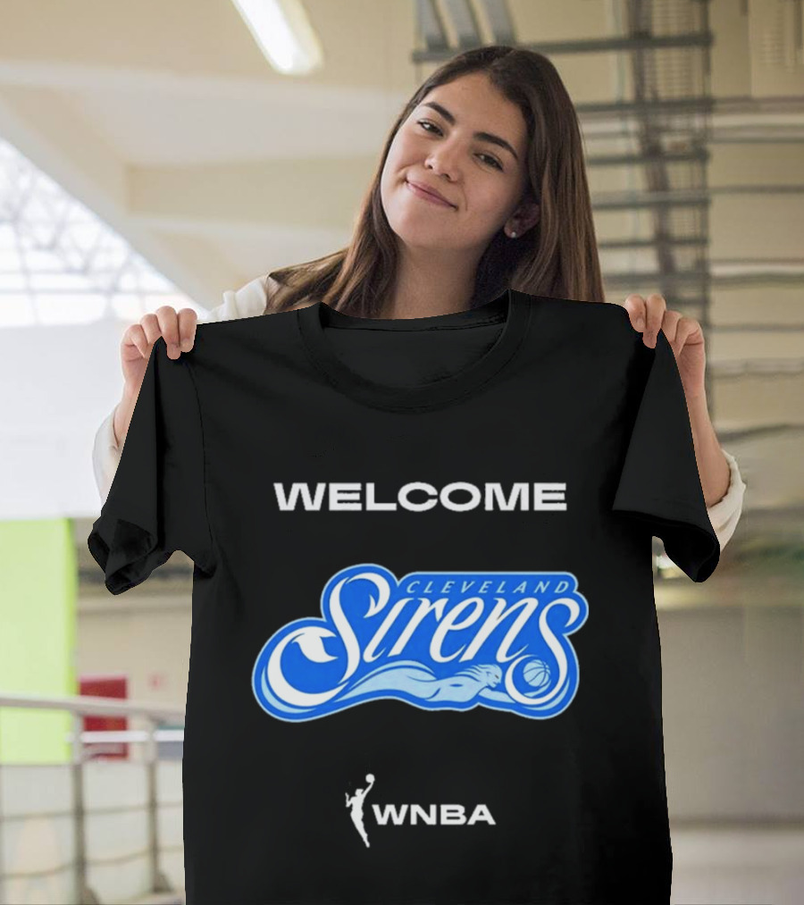Welcome Cleveland Sirens WNBA 2026 Logo Debut T-Shirt