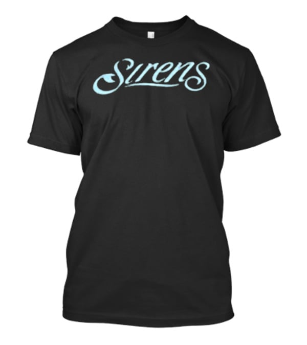 Sirens Basketball Team Script Font T-Shirt