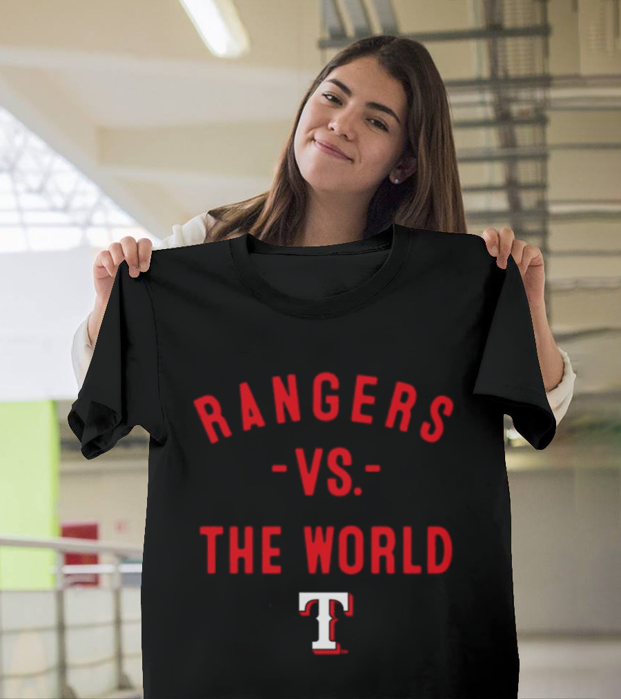 Texas Rangers Vs The World Baseball 2026 Season T-Shirt