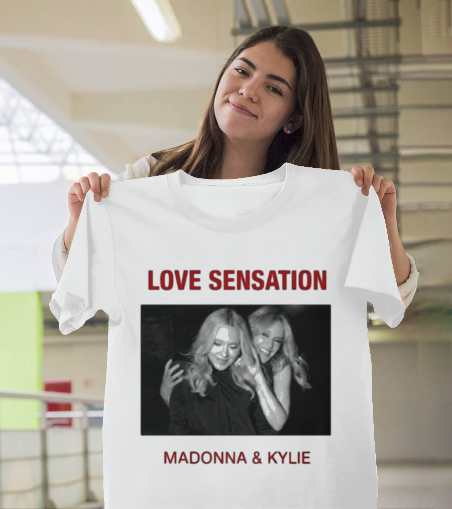 Madonna Kylie Love Sensation 2026 Remix T-Shirt
