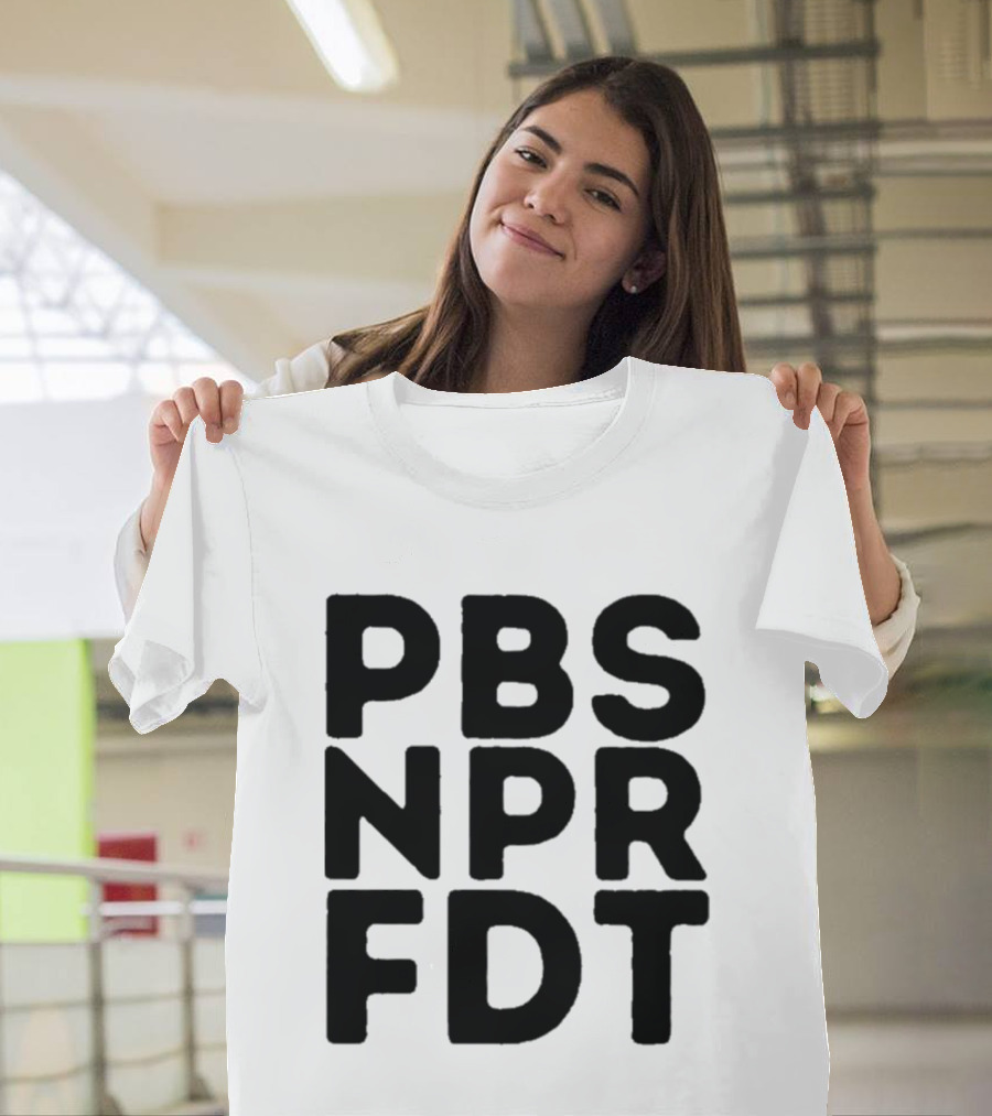 PBS NPR FDT Bold Alphabet Blocks T-Shirt