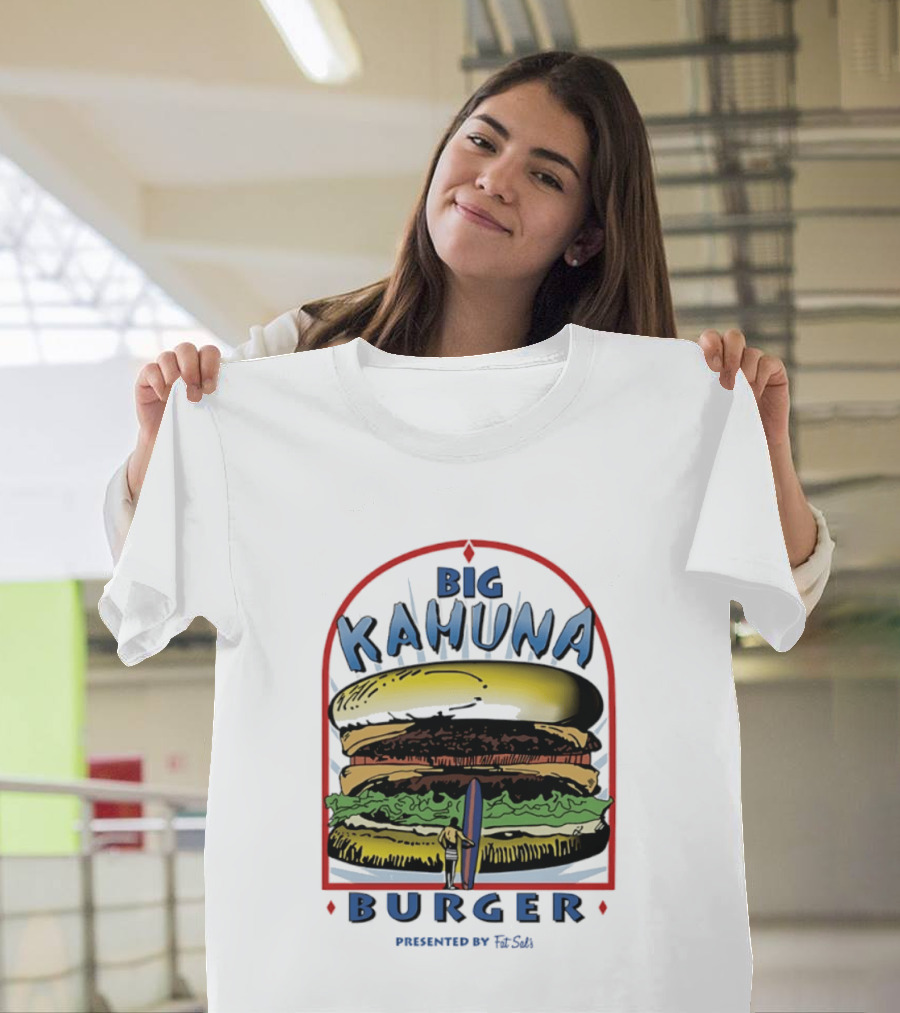 Big Kahuna Burger Fat Sal's Surfing Sandwich Arch T-Shirt