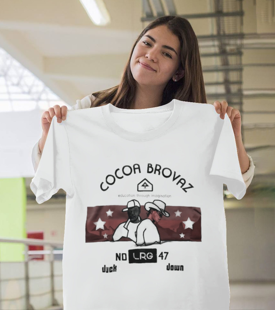 Cocoa Brovaz Duck Down LRG No 47 Urban Streetwear T-Shirt