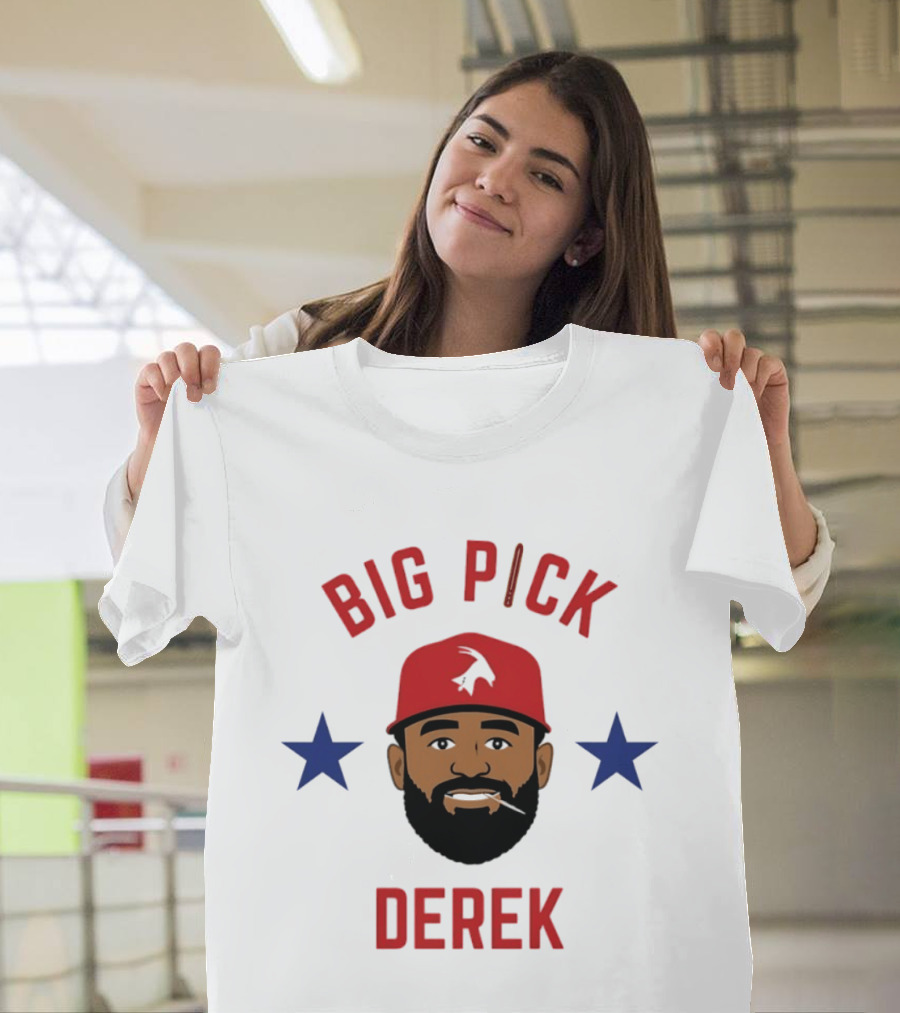 Big Pick Derek Philadelphia Phillies Baseball Stars T-Shirt
