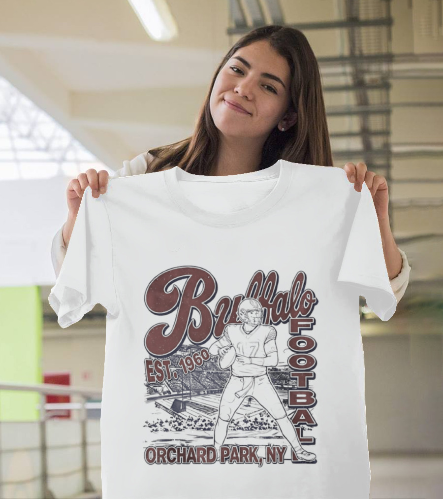 Buffalo Football Est 1960 Josh Allen Orchard Park NY T-Shirt