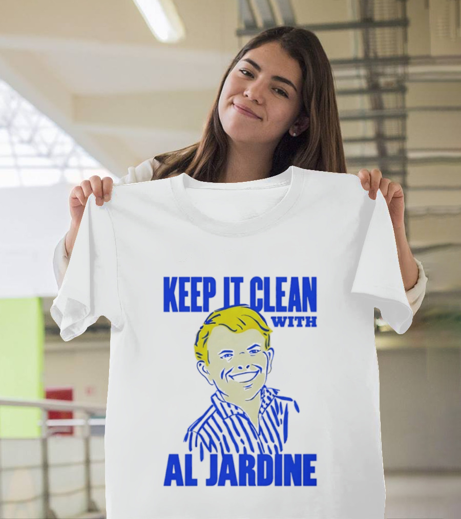 Keep It Clean With Al Jardine Blue Yellow T-Shirt