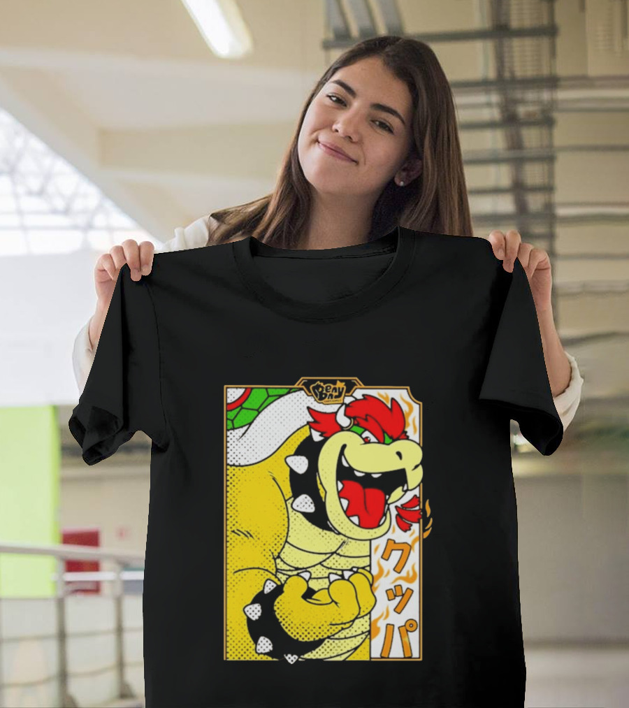 Bowser Japanese Pop Art Comic Style T-Shirt