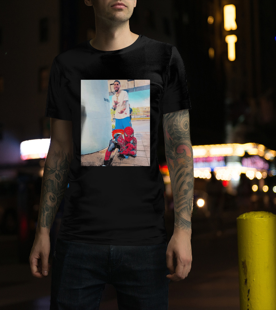 BA MO LaMelo Ball Spider Man T-Shirt