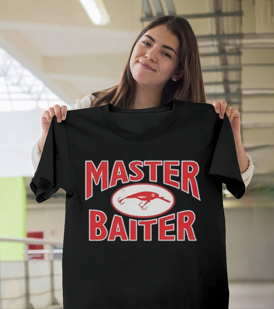 Master Baiter Fishing Lure Nostalgic Humor Décor T-Shirt