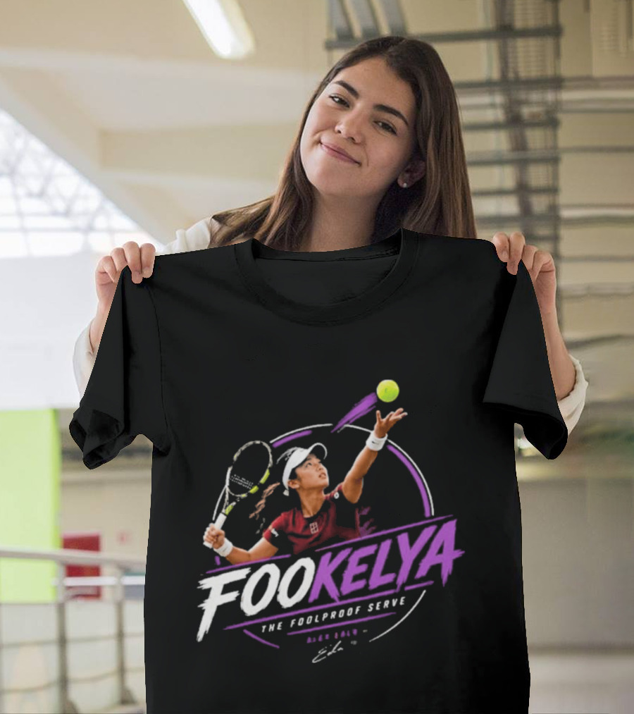 Fookelya The Poolproof Serve Tennis Player Action Serve T-Shirt