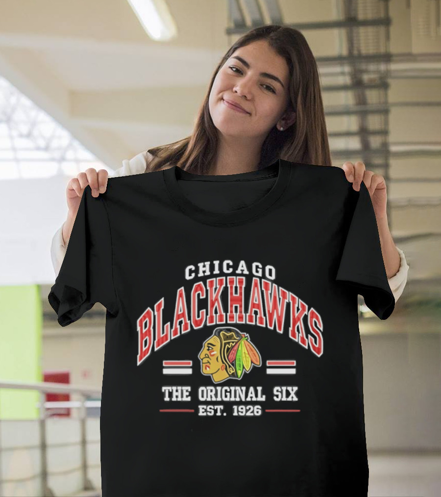 Chicago Blackhawks The Original Six Est 1926 T-Shirt