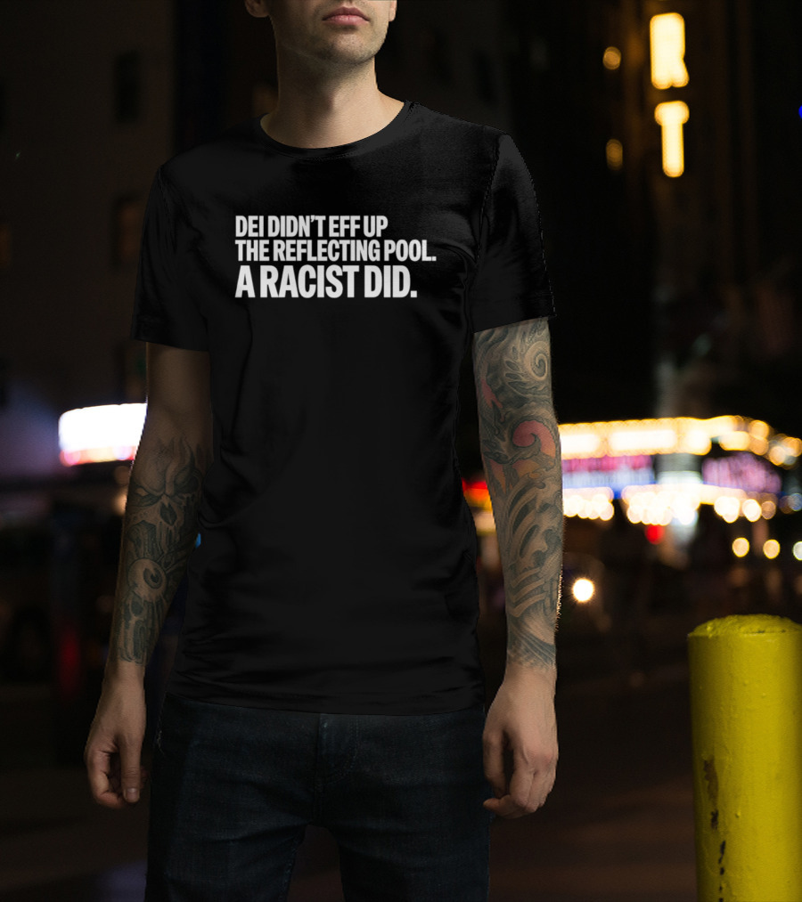 DEI Didn't Eff Up The Reflecting Pool A Racist Did T-Shirt