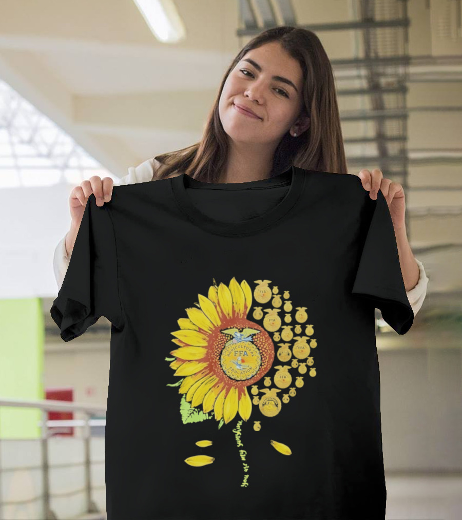 You Are My Sunshine FFA Sunflower Emblem Agricultural Education T-Shirt