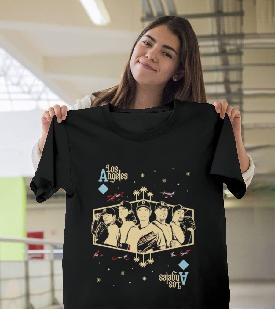 Los Angeles Dodgers Aces 2026 MLB Season Signatures T-Shirt