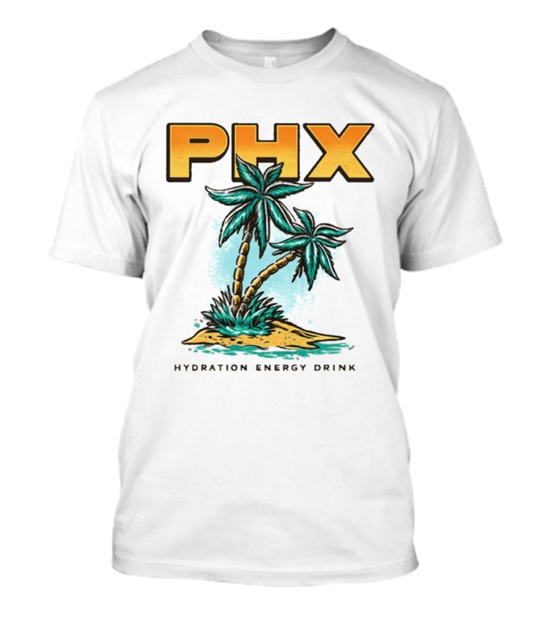 PHX Palm Tree Hydration Energy Drink T-Shirt