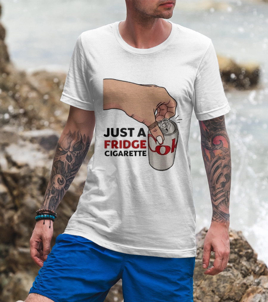 Just A Fridge Cigarette Coke Pop Art Can T-Shirt