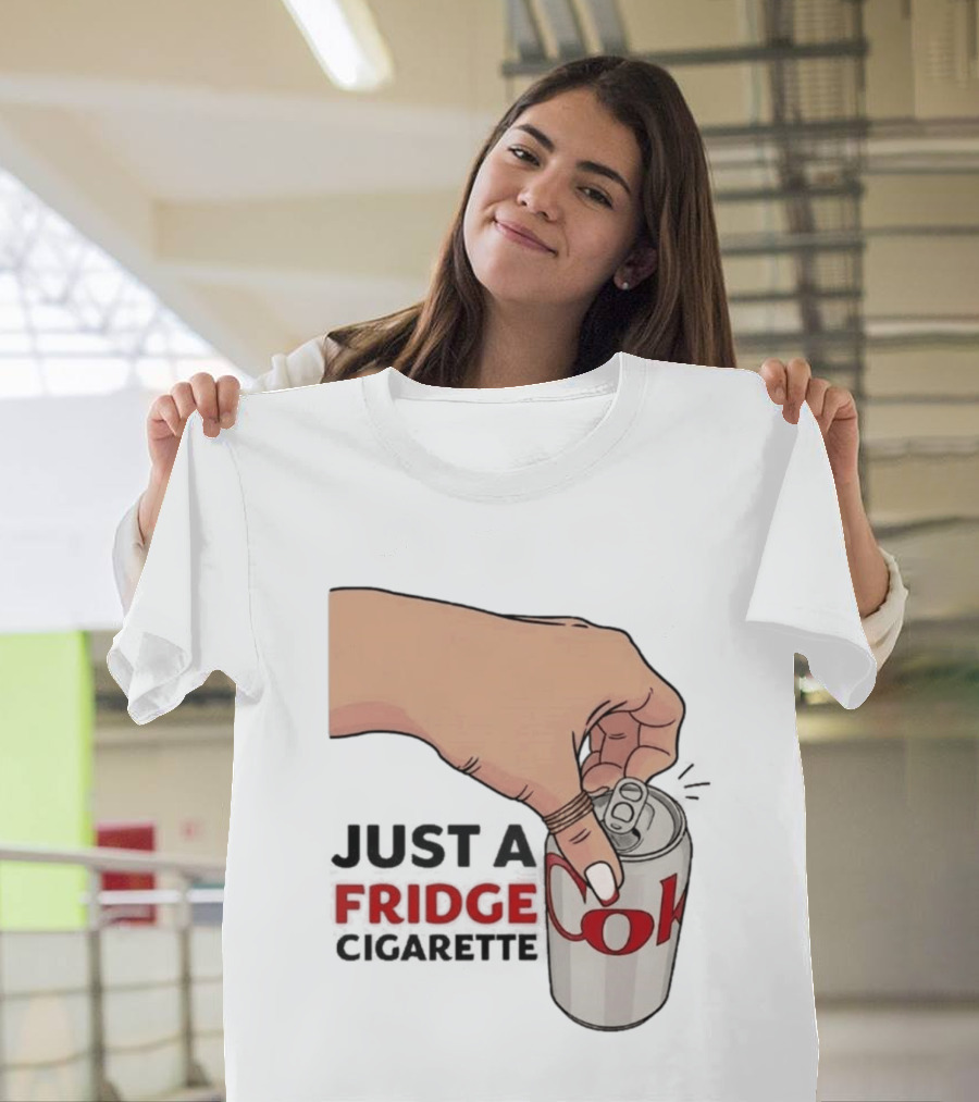 Just A Fridge Cigarette Coke Pop Art Can T-Shirt