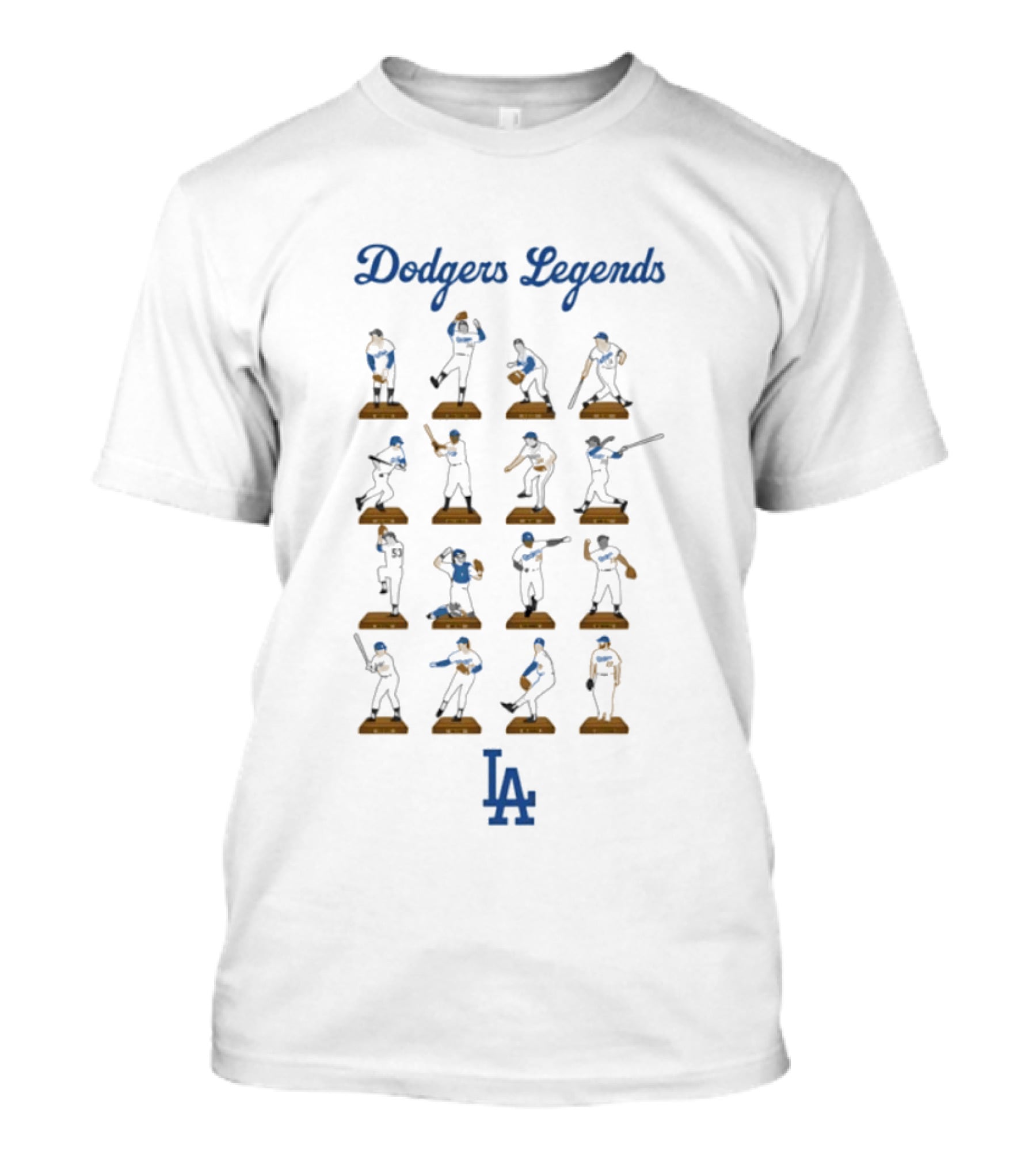Dodgers Legends MLB Moments LA Team Iconic Players T-Shirt