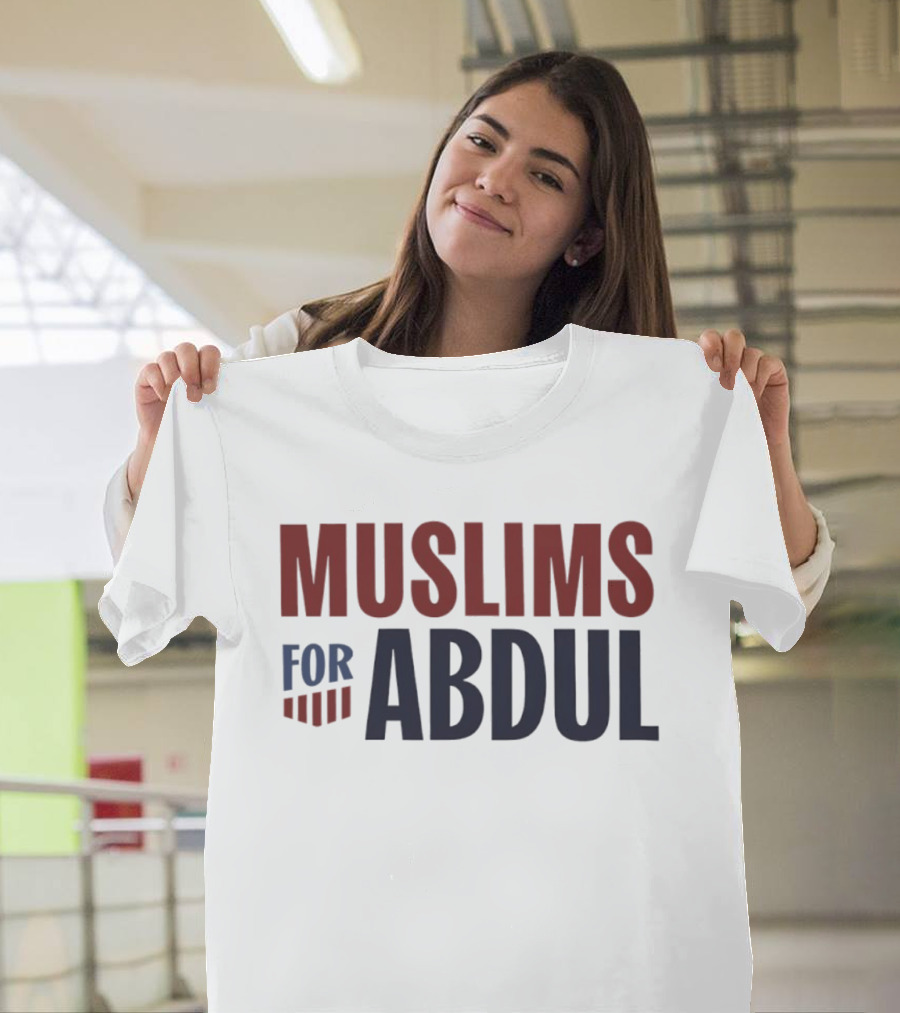 Muslims For Abdul Michigan Governor Progressive Politics T-Shirt