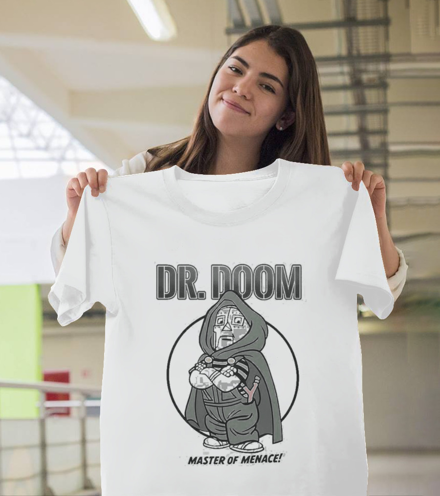 Dr Doom Master Of Menace Villain T-Shirt