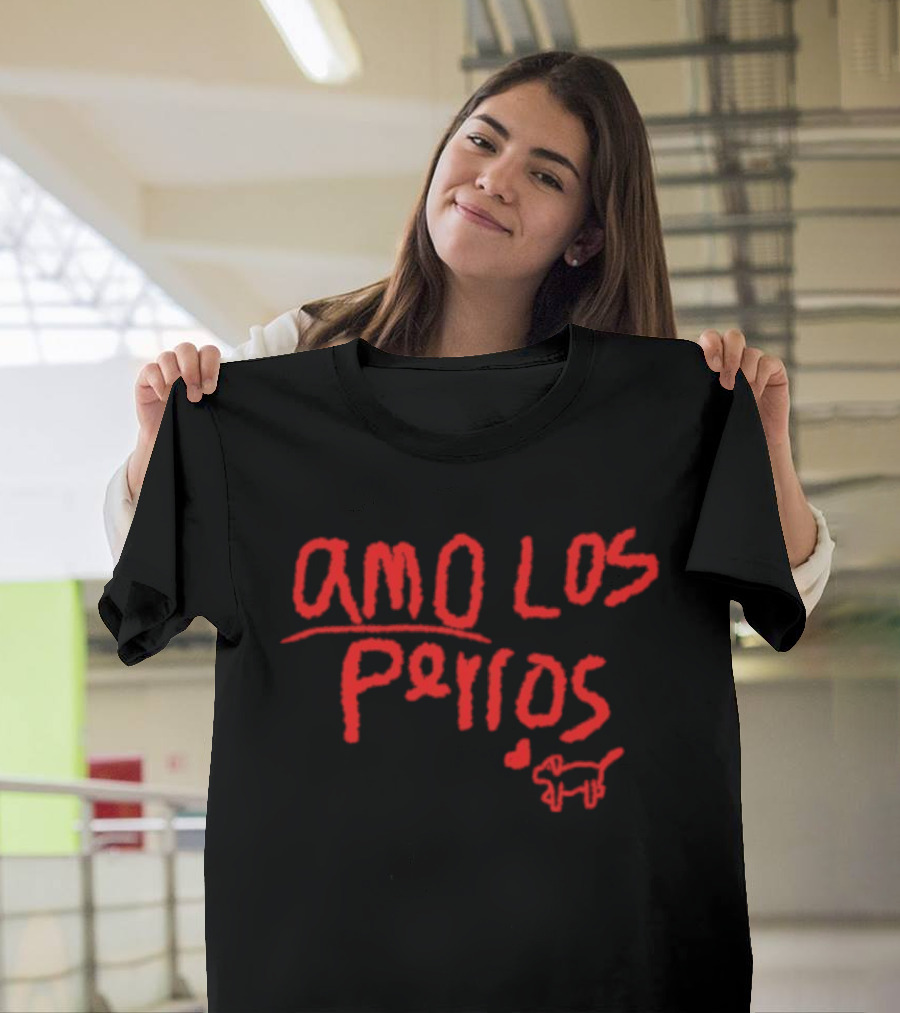 Amo Los Perros Pet Owner Dog Lover Spanish T-Shirt
