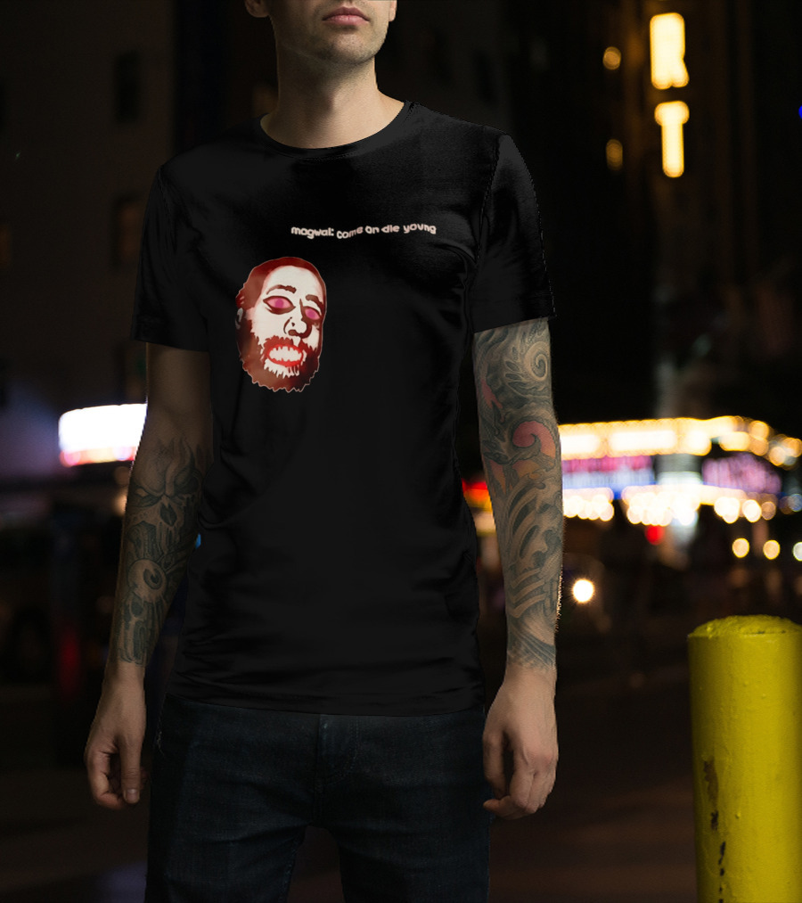 Mogwai Come On Die Young Album Cover Art Face T-Shirt